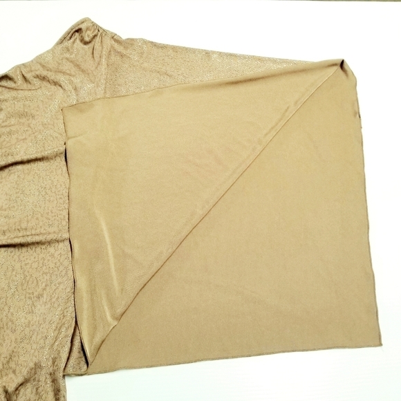 Hailey Brown Size 8 Shiny Satin One Shoulder Ruched Cocktail Evening Prom Dress - Picture 8 of 13